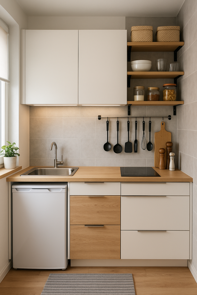 desain dapur sempit