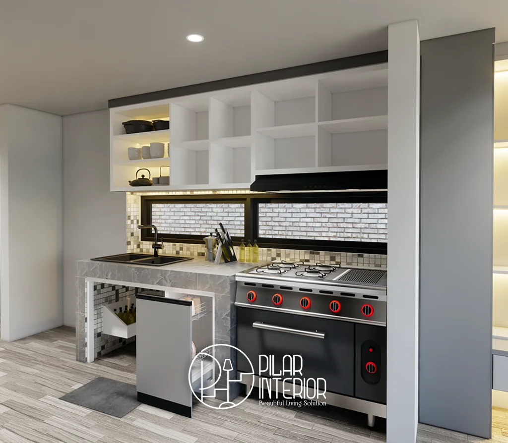 portofolio pilar interior - kitchen set